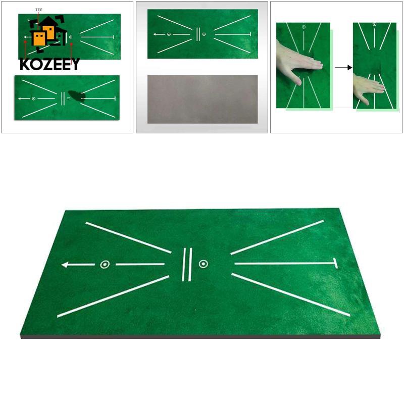 [KOZEEY] Golf Traning Mat, 23.74x11.61x0.20 นิ้วการตรวจจับ Batting Mini Golf Practice