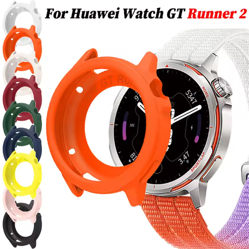 เคสซิลิโคนสําหรับ Huawei GT Runner 2 กันกระแทกฝาครอบกรอบกันชน Accessorie