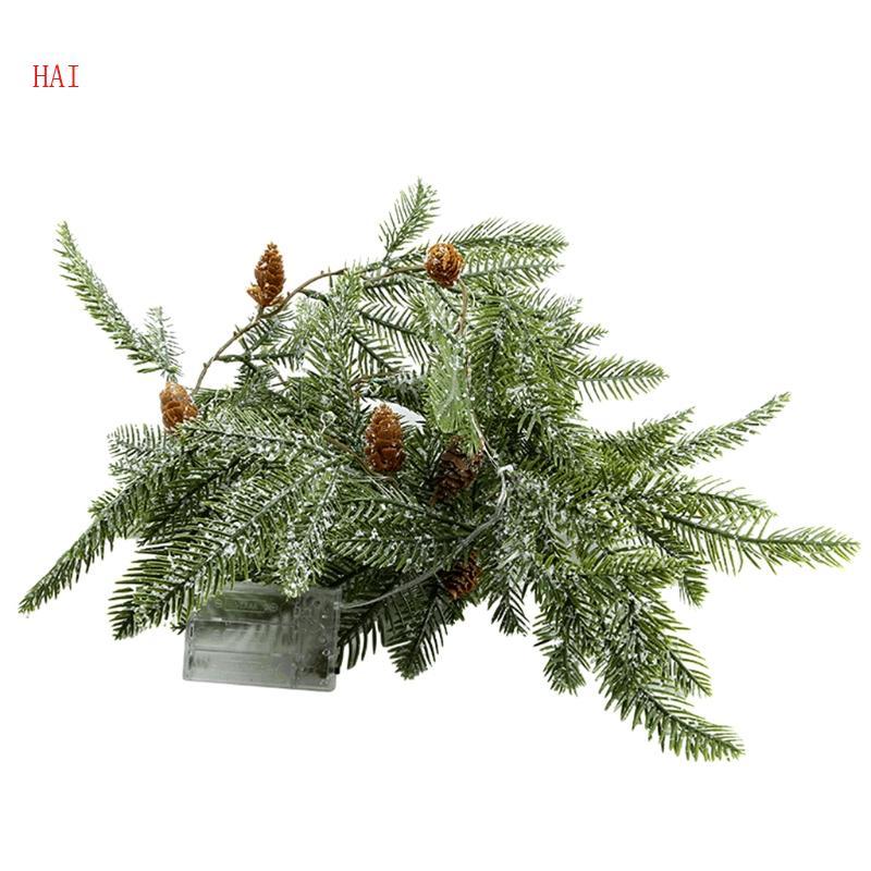 HAI LED Pine Needle String Lights Fairy สําหรับเทศกาลงานแต่งงานตกแต่งขับเคลื่อน