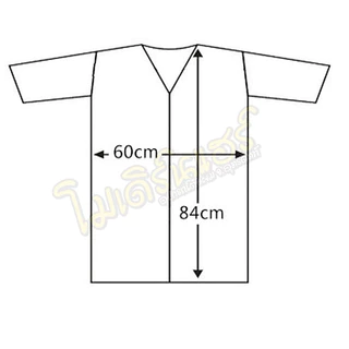 เสื้อสำหรับช่างตัดผม ผ้ากับเปื้อนช่างทำผม