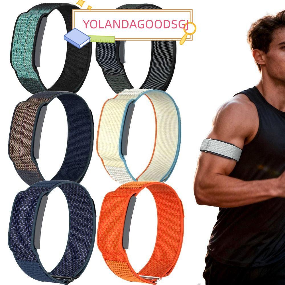 YOLANDAGOODSGJ Sport Band, Loop Design Adjustable Fitness Tracker Strap, Breathable Nylon 22mm Bicep