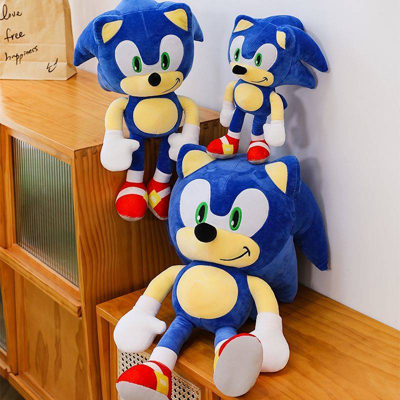 New Sonic the Hedgehog Sonic Super Sonic Plush Toy Plush Ersi Hedgehog Doll Doll d8Eg