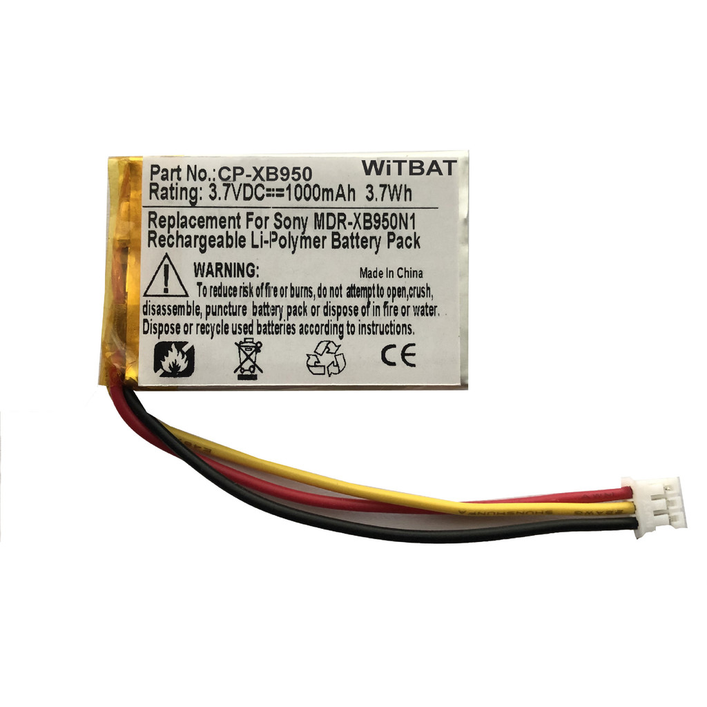 Compatible with Sony SRS-WS1 wireless wearable speaker battery LIS1553(SY6)