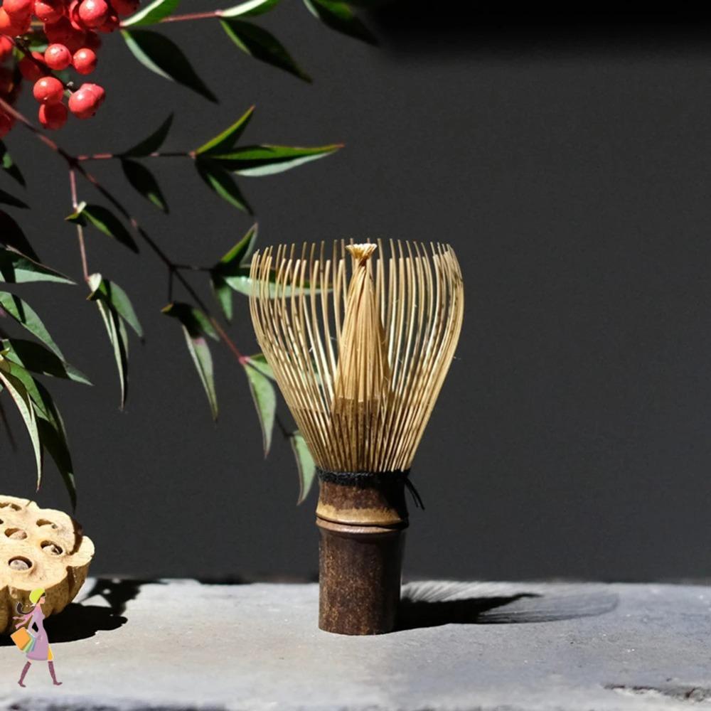 INNICMY Matcha Whisk, ชุดน้ําชาญี่ปุ่นมัลติฟังก์ชั่น Chasen, แปรงไม้ไผ่ไม้ไผ่ไม้ไผ่ไม้ไผ่แบบใช้ซ้ําไ