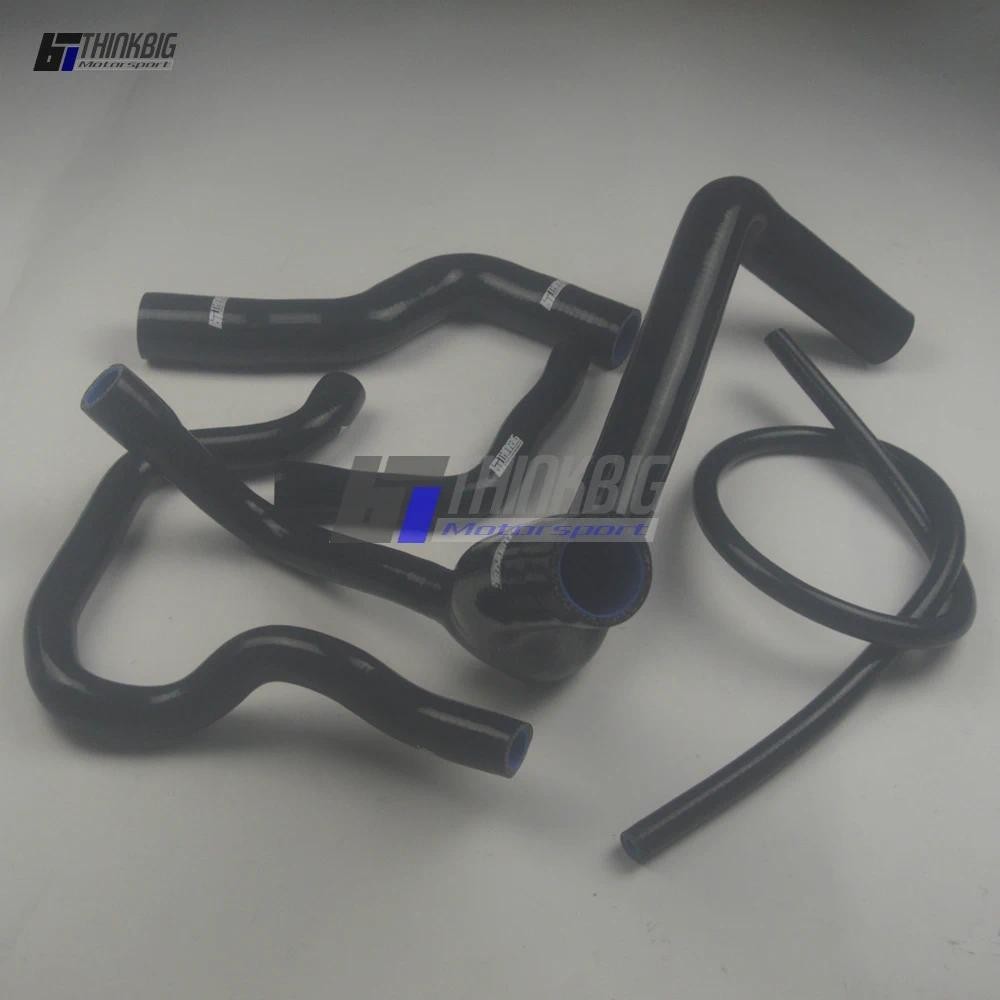 ชุดท่อหม้อน้ําซิลิโคนสําหรับ 1982-1993 Mercedes-Benz 190E W201 1.8L/2.0L/2.3L พร้อม A/C (5 ชิ้น)