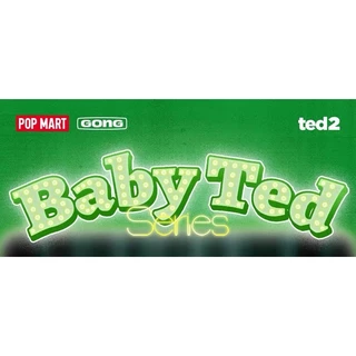 POPMART POPMART Resonance < Ted2 > ตุ๊กตาหมี Baby Ted Movable Plush Pendant Mystery Box
