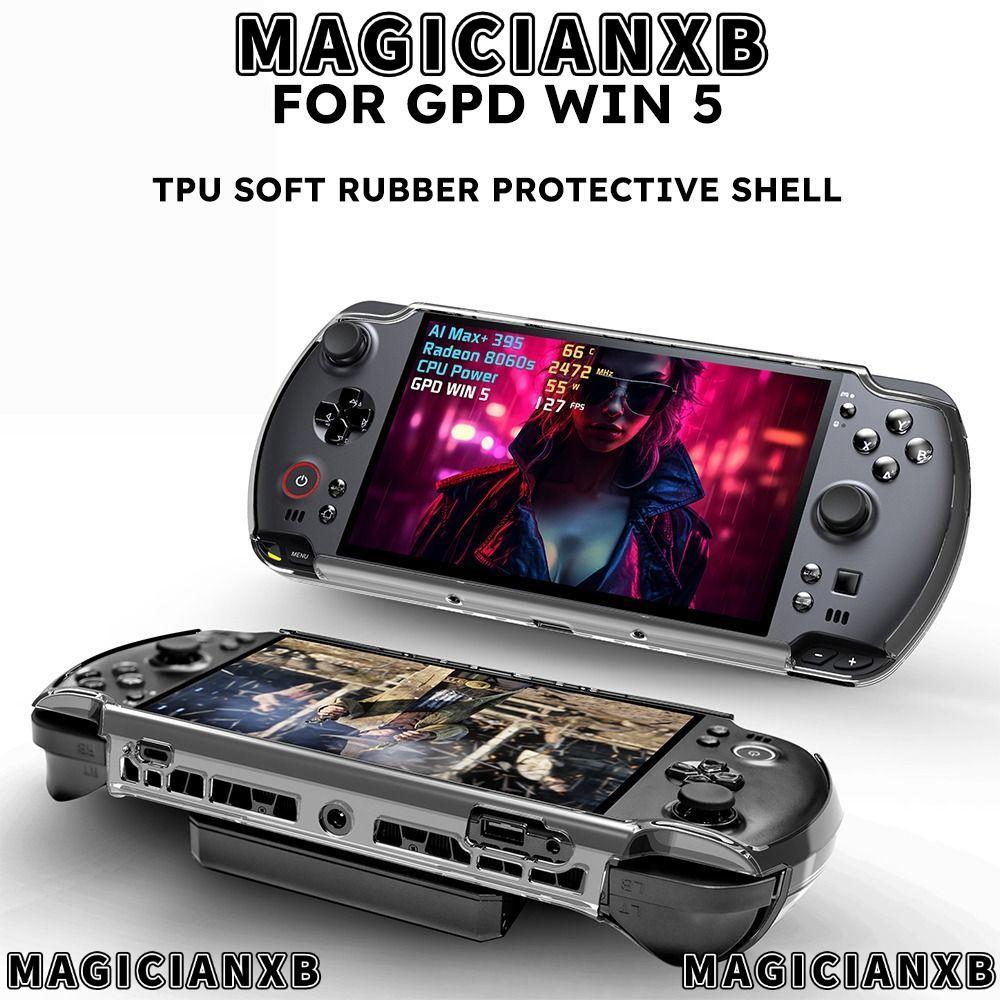 MAGICIANXB Gaming Handhelds ป้องกัน, กันน้ําวัสดุนุ่มเกมคอนโซล, กันกระแทกตามหลักสรีระศาสตร์ทนต่อการส