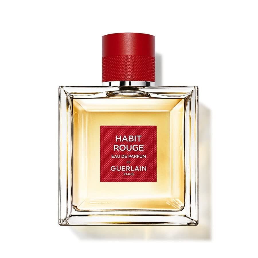 Guerlain Habit Rouge For Men สเปรย์น้ําหอม Eau De Parfum 3.4 ออนซ์ PYOC