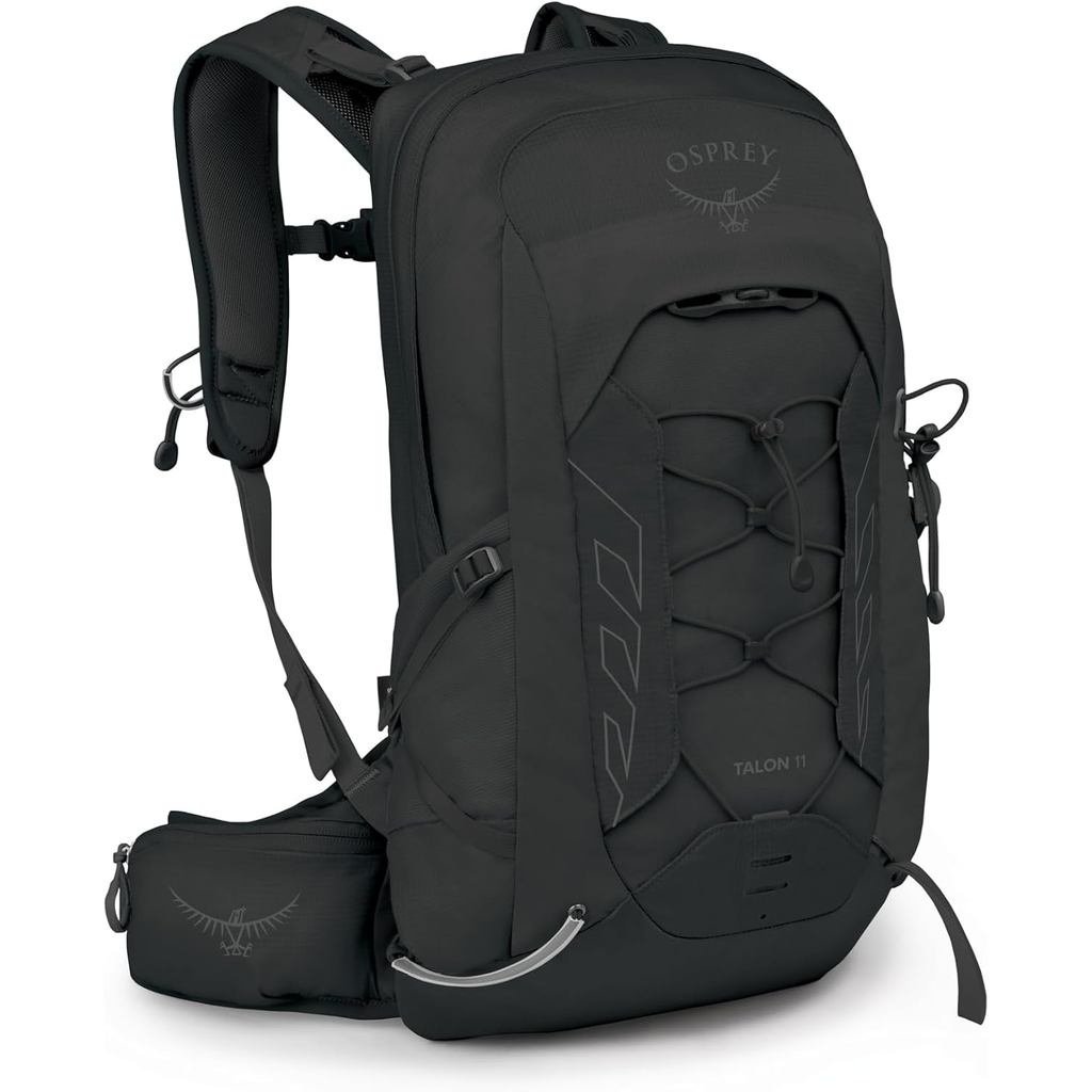 Osprey Talon 22L Mens Lightweight Hiking Backpack - Small Daypack for Travel & Camping, Phantom Grey