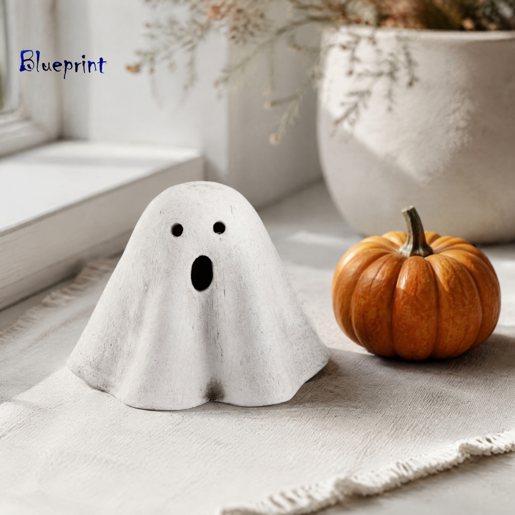 ☝SP Light Up Ghost Night Light Ghost ตุ๊กตาสําหรับฮาโลวีน Light Up ตกแต่งฮาโลวีน – น่ารัก Spooky Led