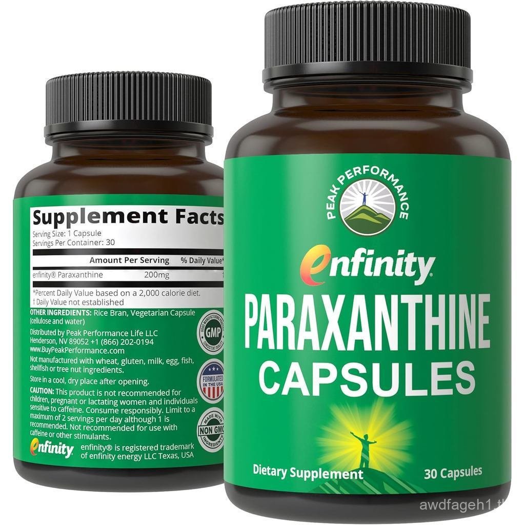 ParaxantineCapssforClean,JitterFreeEnergy.ผ้าฝ้ายธรรมดาParaxantine.KnownforFocus,Concentration,PlusG