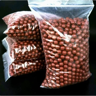 ลูกดินแดงเคลือบเงา 9 มม. กลมลื่น สำหรับหนังสติ๊ก ดินเผาคุณภาพสูง