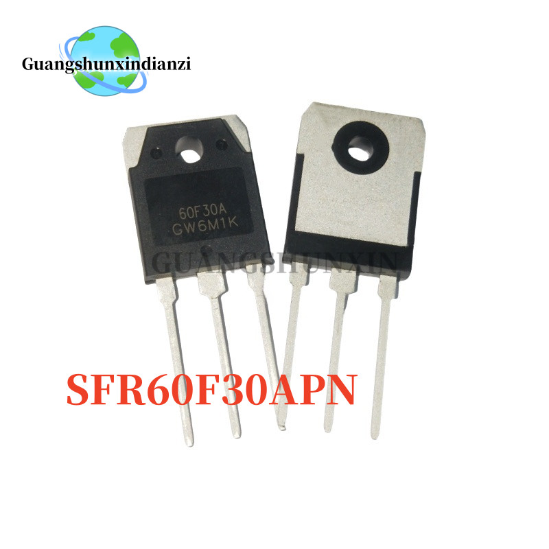 5PCS ยี่ห้อใหม่ Original SFR60F30APN 60F30A 60F30APN TO-3P 300V 60A เครื่องเชื่อม quick recovery ไดโ