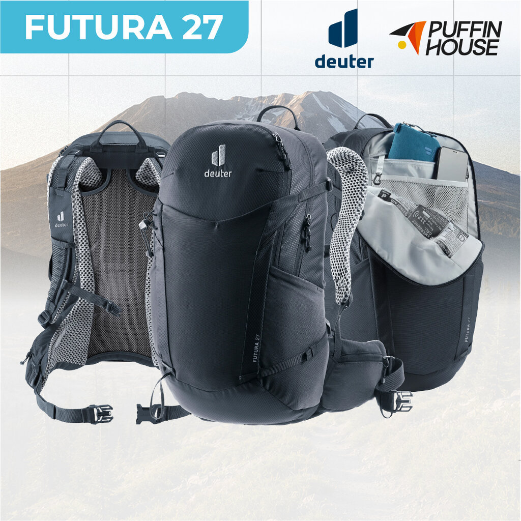 DEUTER Futura 27 เป้ Daypack เดินป่าสำหรับผู้ชาย 27 ลิตร