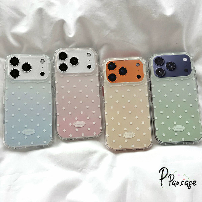 เคส iMD ลายจุดสีพาสเทล สไตล์คลาสสิกSamsung A36 A06 S22 A07 A56 A03 A26 S25 S23 Ultra S24FE A26 A17 A16 A55 A35 A05s A15