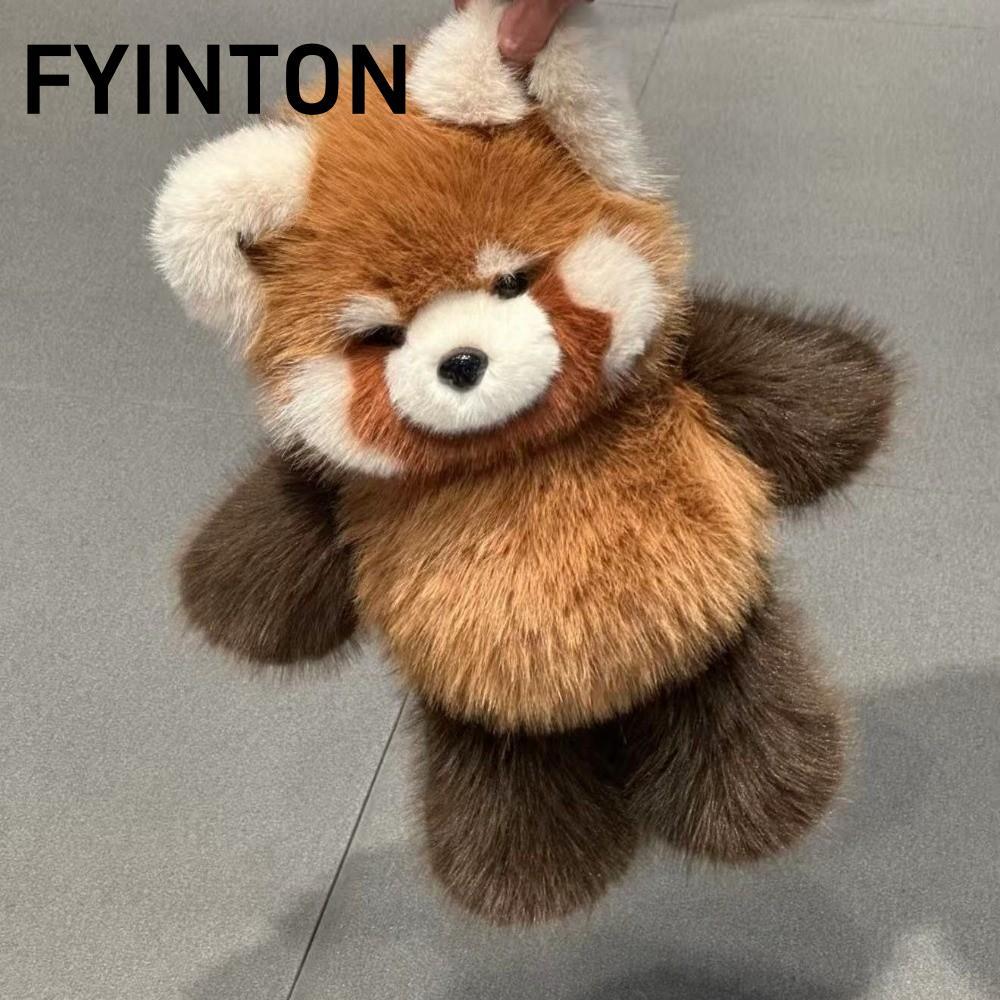 FYINTON หมอนตุ๊กตาสัตว์, รองรับอารมณ์ Panda Run ของเล่นตุ๊กตา, การออกแบบปุยยัดไส้นุ่มของเล่นเด็ก