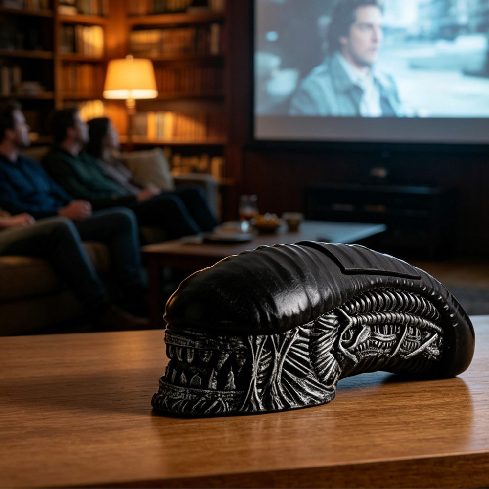 Cinemark Alien Romulus Xenomorph Head Popcorn Bucket PVC Limited Movie Ornament Collectible Storage 