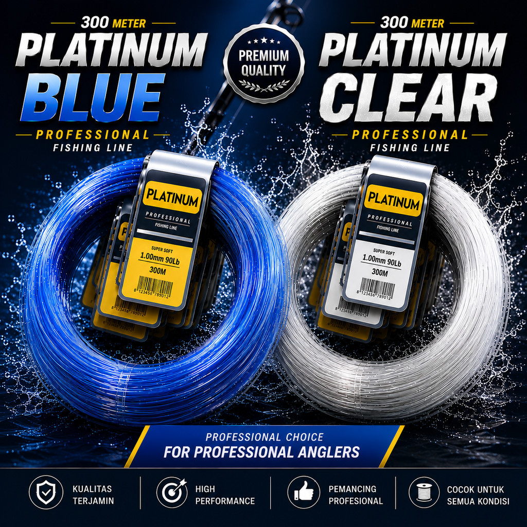 PROFESSIONAL PLATINUM STRINGS 0.90 MM 70 LB 30Mx10 COILS