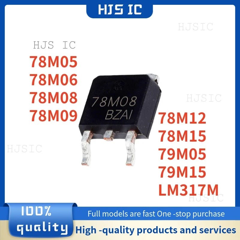 5PCS 78M05 78M06 78M08 78M09 78M12 78M15 79M05 79M15 LM317M LM317 L78M05 L78M06 L78M08 L78M09 L79M05