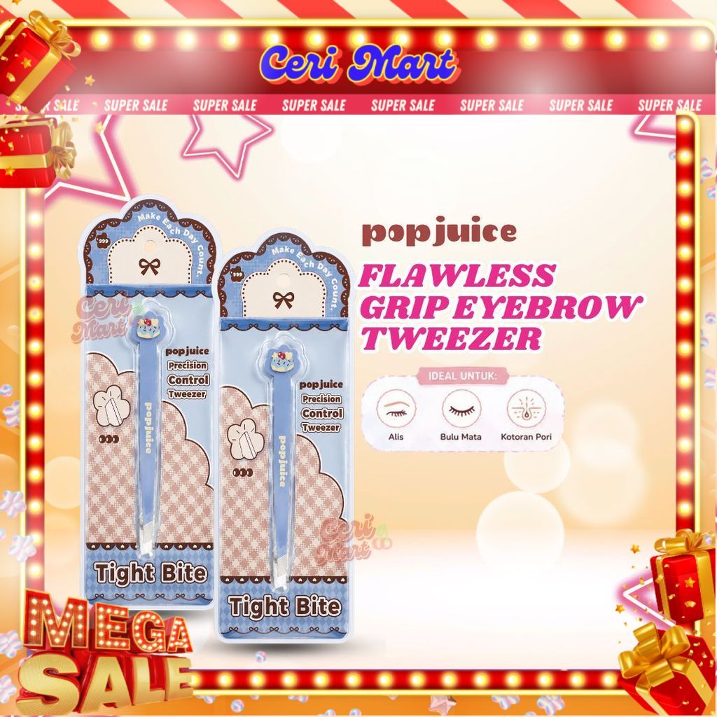 POPJUICE Flawless Grip -แหนบคิ้ว