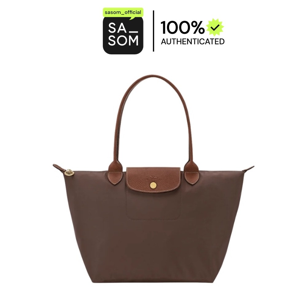 Longchamp Le Pliage Original Tote Bag M Mocha | ของแท้ ตรวจสอบโดย SASOM