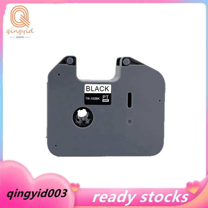 1PCS TR-100BK ริบบิ้นสําหรับเครื่องพิมพ์ริบบิ้น PT-E800TK 800T PT-850TKW