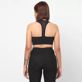 Decathlon Women'S Light Support Racer Back Sports Bra สปอร์ตบราแบบเว้าหลังสำหรับผู้หญิง Black