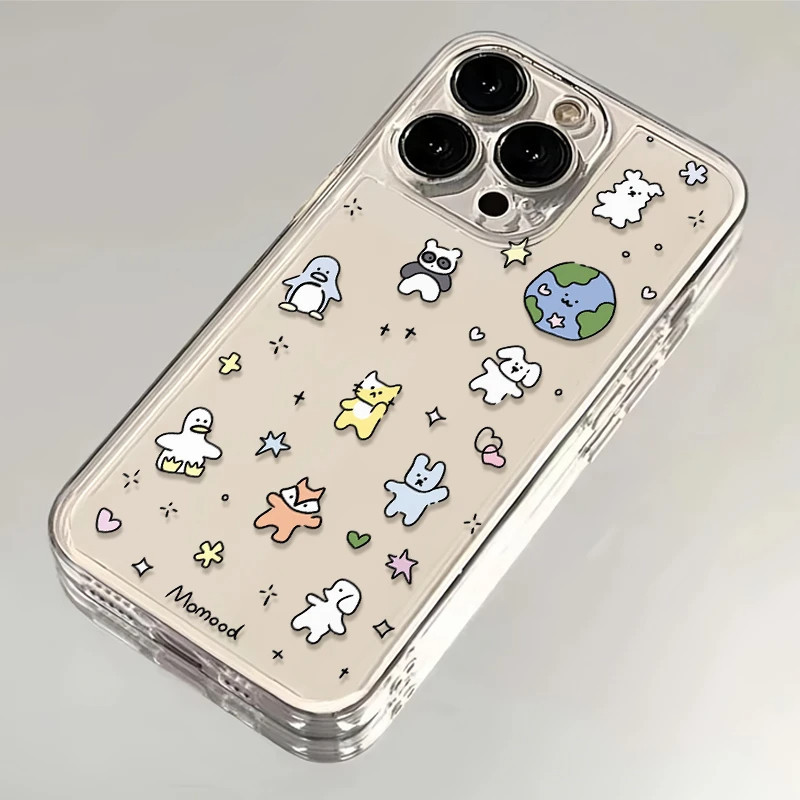 2026 สินค้าใหม่การ์ตูนสัตว์ Planet เหมาะสําหรับ iphone16 Shell 15/13/14/12/11 ชุด p70s19oppo Redmi n