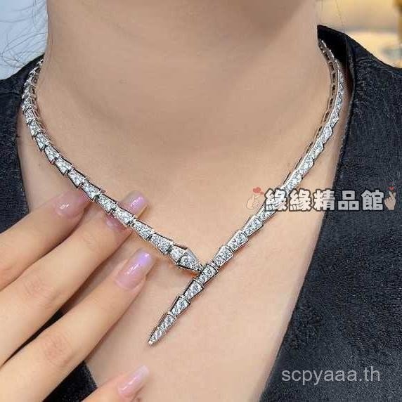 ขายร้อน 925 เงินสเตอร์ลิงเพชรเต็มสร้อยคองูคอสั้น Choker EZ9I