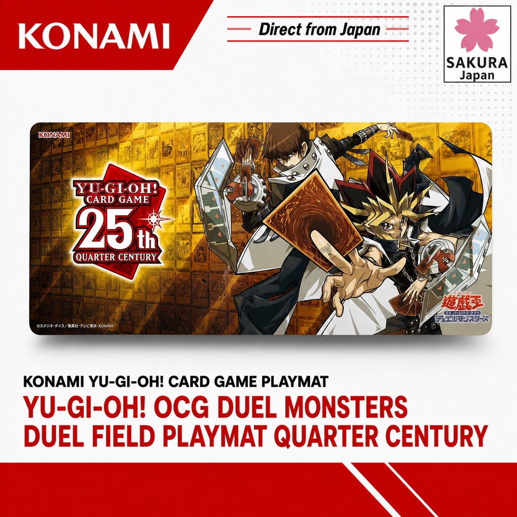 Konami Digital Entertainment Yu-Gi-Oh! OCG Duel Monsters Duel Field Playmat Quarter Century