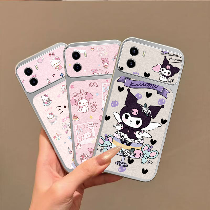 เคส vivo y15s vivo y01 y01a y15a เคสโทรศัพท์หนังป้องกันการตก