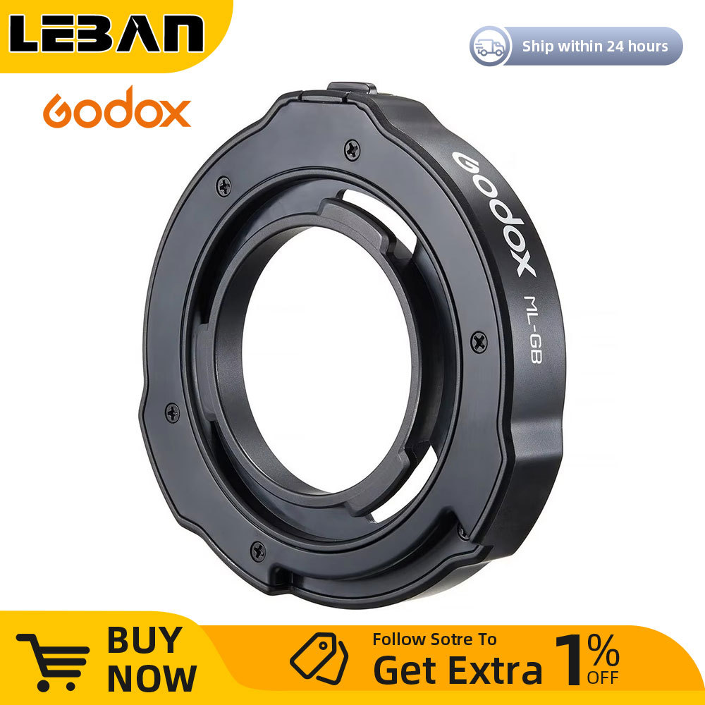 Godox ML-GB Bowens อะแดปเตอร์สําหรับ ML40R ML40BI ML100Bi & ML60IIBi ML60BI ML60 AD300PRO Godox ถึง 