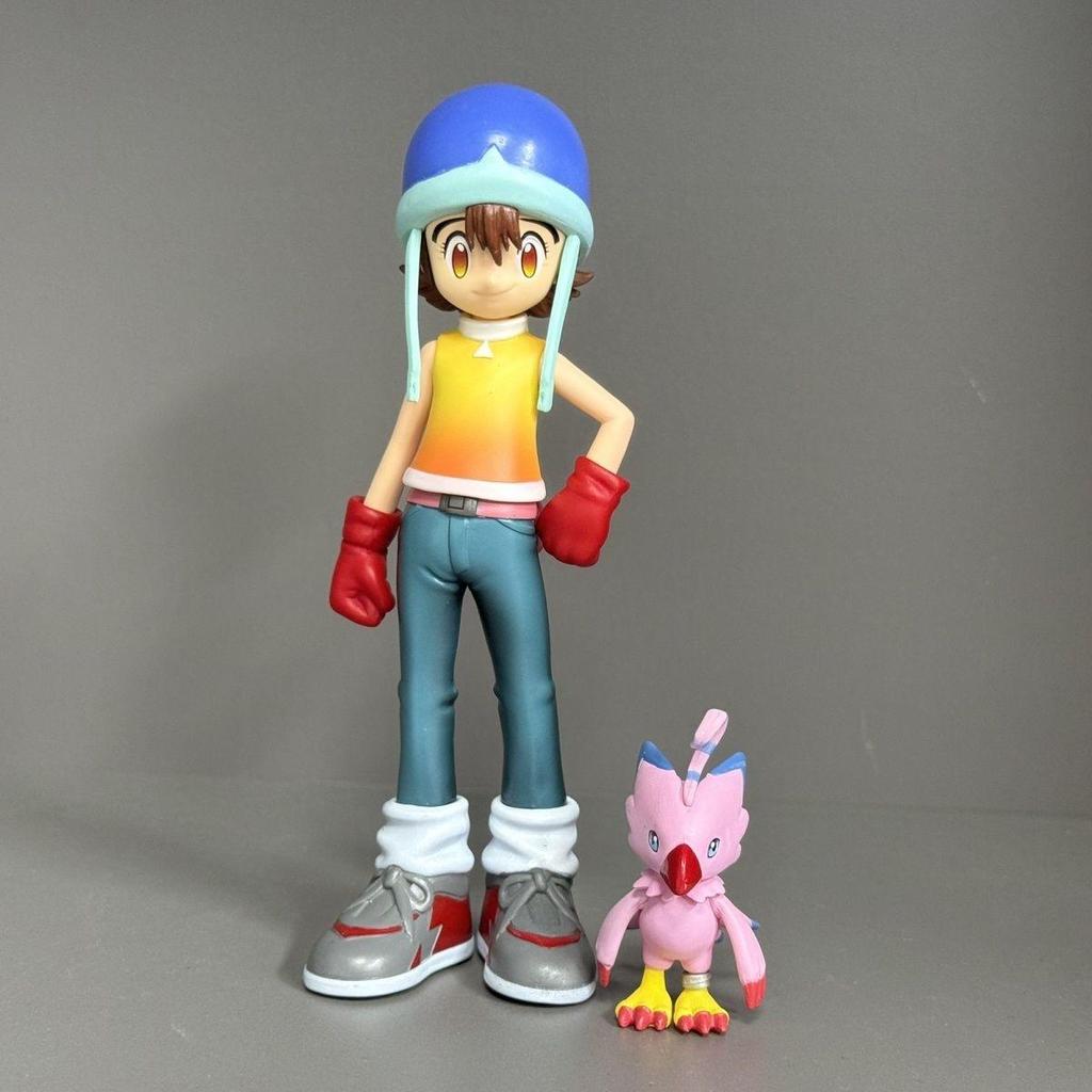 Digimon Picchu Beast Sona Figure ครบชุดอัพเกรดเคลือบฉากโมเดลตัวละครอนิเมะ, รถยนต์, เดสก์ท็อป, การตกแต่งแชสซี