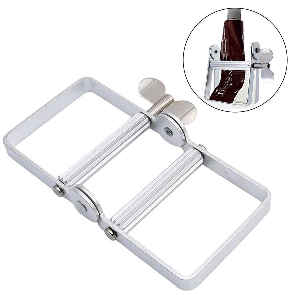 Tube Squeezer Lazy เครื่องจ่ายยาสีฟันโลหะบีบ Roller Paint เครื่องมือเครื่องสําอาง D2j6