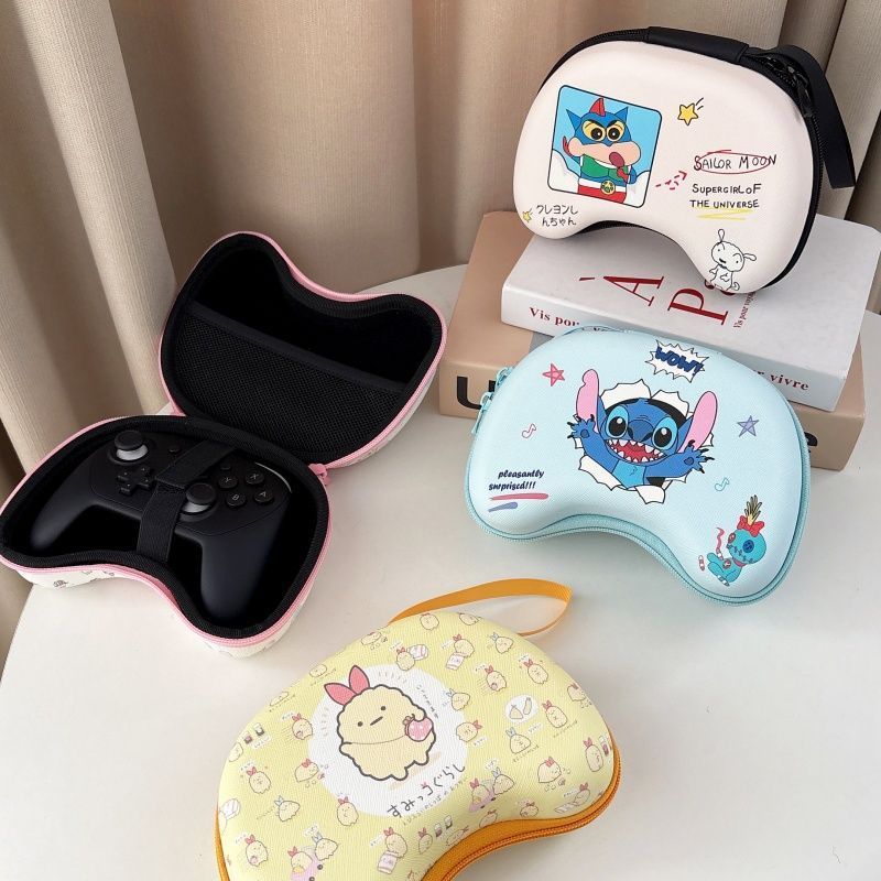 น่ารัก Stitch แบบพกพาสําหรับ Xbox One 360/PS5/PS4/Switch Pro Controller Gamepad ป้องกันกระเป๋า Hard 
