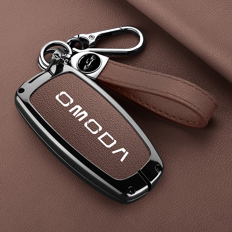 สังกะสีกุญแจรถสําหรับ Chery Omoda C5 E5 C9 Omoda 5 9 EV PHEV 2024 2025