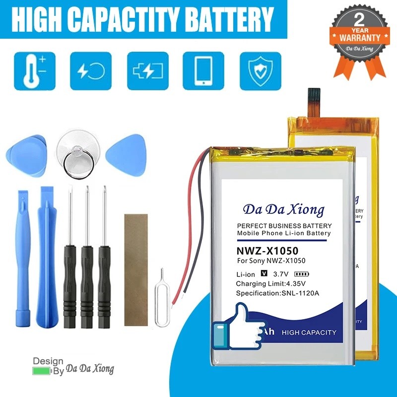 J18405 SRS-X11 แบตเตอรี่สําหรับ Sony Walkmen M7 M6 NW-S200F M5 M4 M3 MZ-N10 NWZ-Z1050 T90 SRS-X11 SB