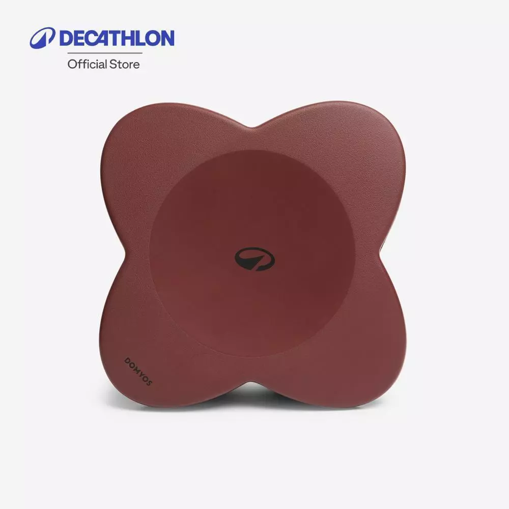 Decathlon Yoga Knee & Wrist Pad แผ่นรองหัวเข่าและข้อมือขณะเล่นโยคะ (1 ชิ้น) - Brown