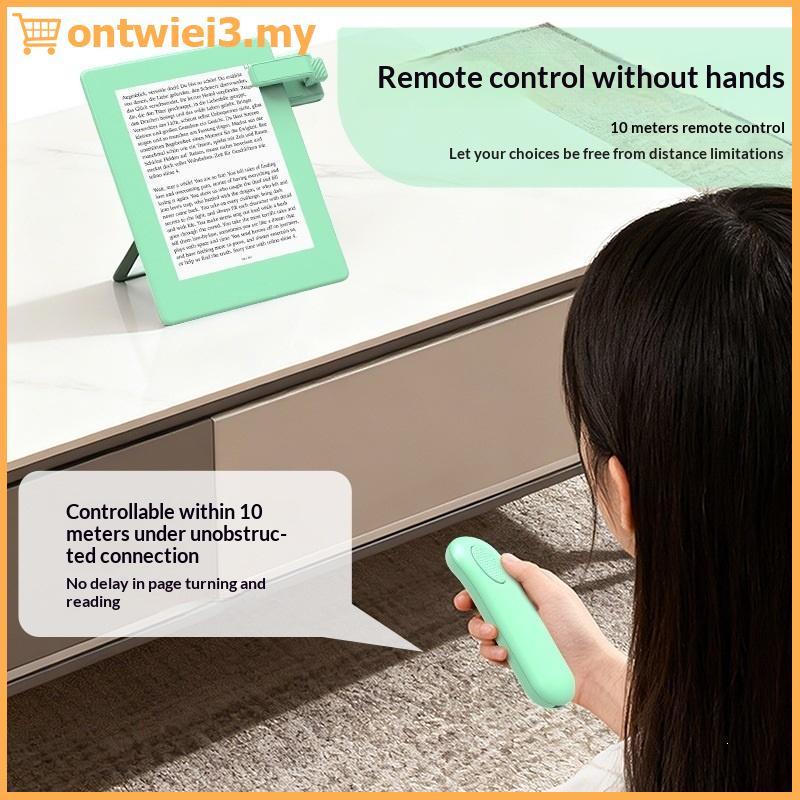 ONTWI หน้าแบบพกพา Turner Remote Clier 55mAh Mini Wireless Controller สําหรับ Scrolling eBook อ่านสดส