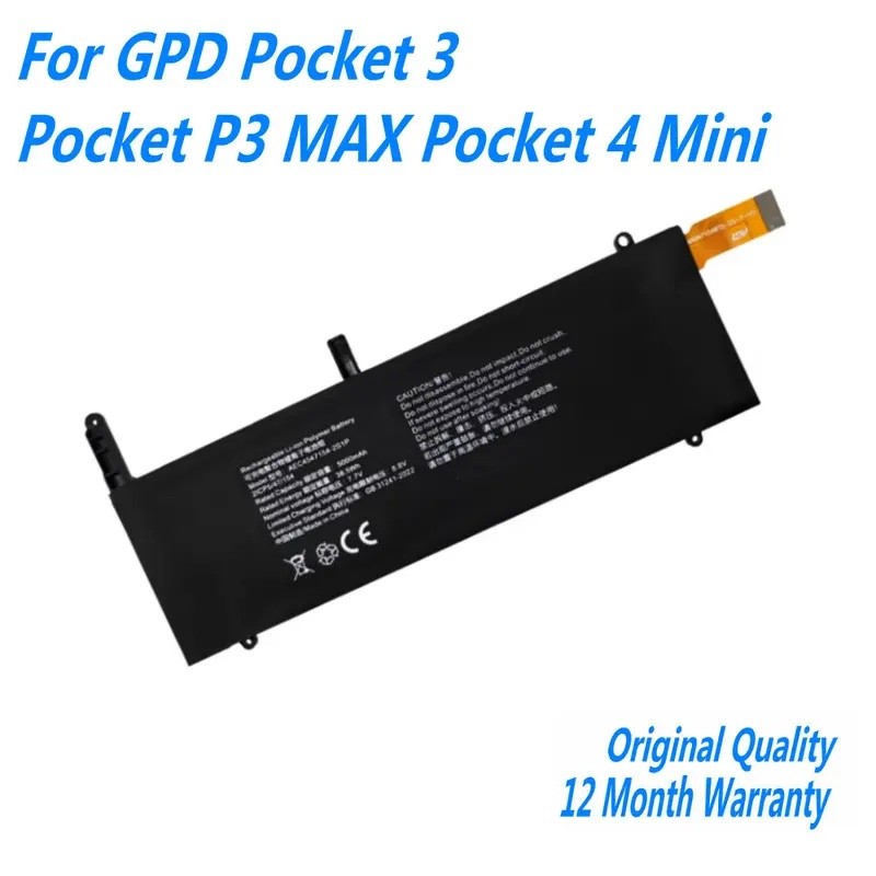 เออีซี4547154-2S1P ZEAC4547154-2S1P แบตเตอรี่สําหรับ GPD กระเป๋า UMPC X7-Z8750 กระเป๋า 3 G1621-02 กร