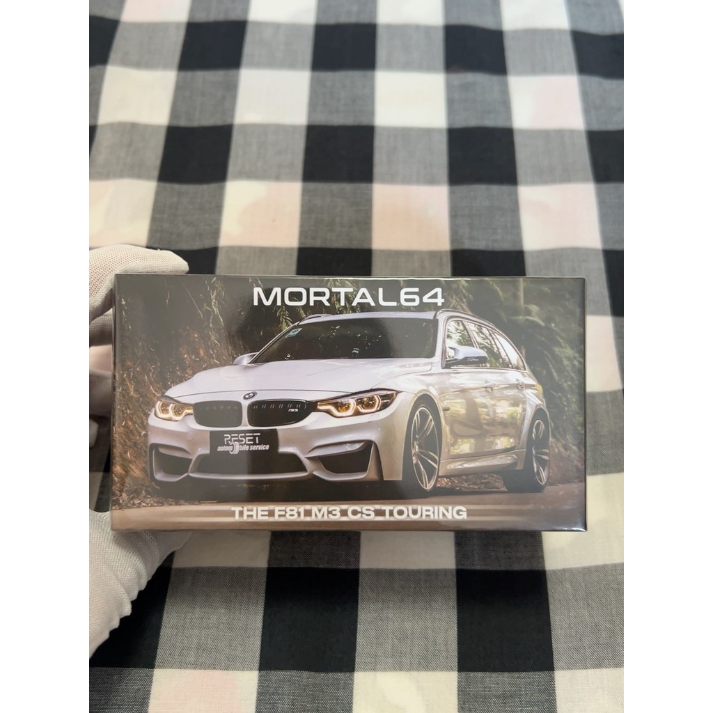 [เด็กกําพร้าพร้อมสต็อก] MORTAL 1: 64 BMW F81 M3 CS Touring Pearl White Brand บรรจุภัณฑ์โรงงานเดิมที่