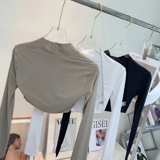 【YOGATRUTH】เสื้อแขนยาว แบบบาง เข้ารูป เหมาะกับใส่เล่นโยคะ สไตล์สปอร์ต