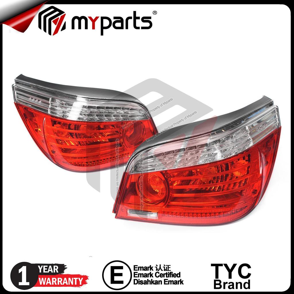 TYC BMW 5 Series E60 LCI 2007-2010 ไฟท้าย (มี LED) Lampu Belakang
