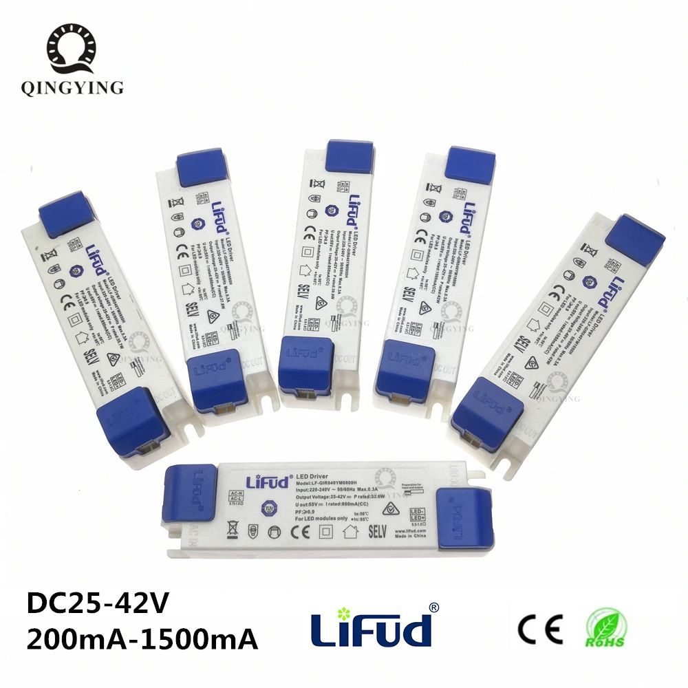 1pcs Lifud LED Driver YM YS 25-40V 200mA 350mA 600mA 900mA 1000mA 1200mA 1300mA 1400mA 1500mA LED Po