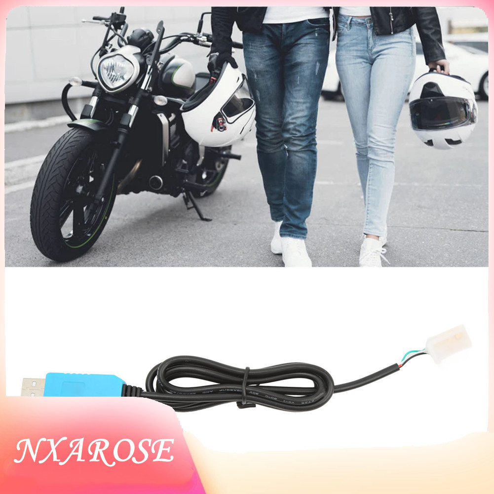 Nxarose Nxarose Qiilu รถจักรยานยนต์ไฟฟ้าสาย USB RS323 ความไวสูงถึง TTL พร้อม VOTOL Controller ความเข
