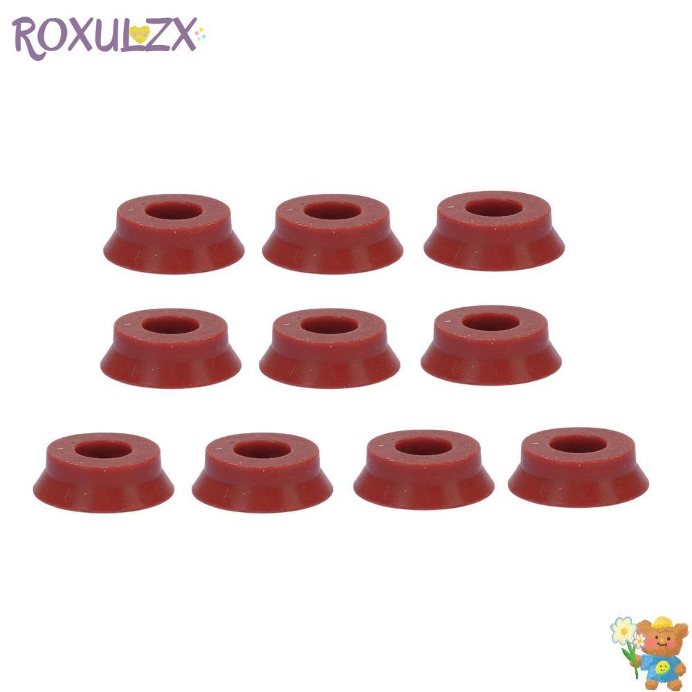 ROXULZX 10PCS กาแฟซีลปะเก็น,สีแดงรั่วหลักฐานกาแฟเครื่องซักผ้า,Watertight กาแฟเครื่องซิลิโคนซีลสําหรั