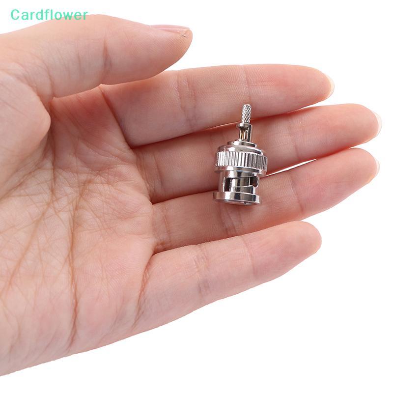 <Cardflower> 10 ชิ้น BNC ชายปลั๊กหน้าต่างจีบ RG316 RG174 RG179 LMR100 สายเชื่อมต่อขาย