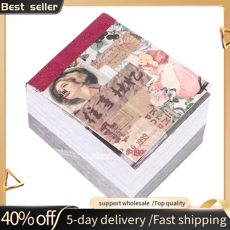 400 ชิ้น Junk Journal Vintage DIY วัสดุกระดาษ Journaling อุปกรณ์ Scrapbooking กระดาษ Retro ตกแต่ง Jo