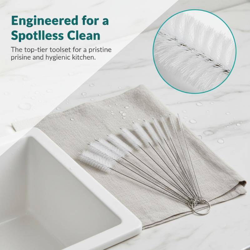 Gent Reusable Straw แปรงทําความสะอาด 10 ชิ้นมัลติฟังก์ชั่ทําความสะอาดสําหรับ N Ne ชาขวดถ้วยกาแฟ Cafe