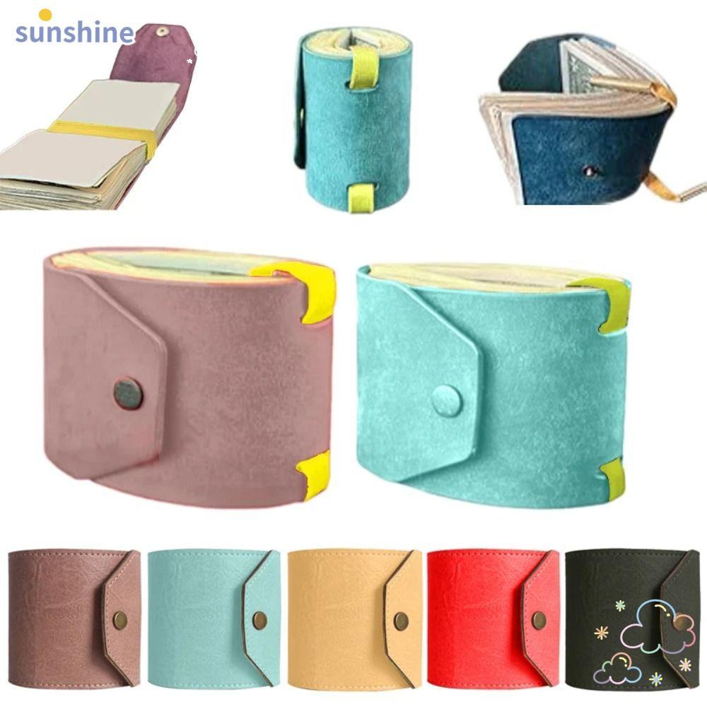 SSUNSHINE Wrap Wallet, Leather Fast Cash Access Cash Bag, Money Wallet Organizer Money Holder Pocket